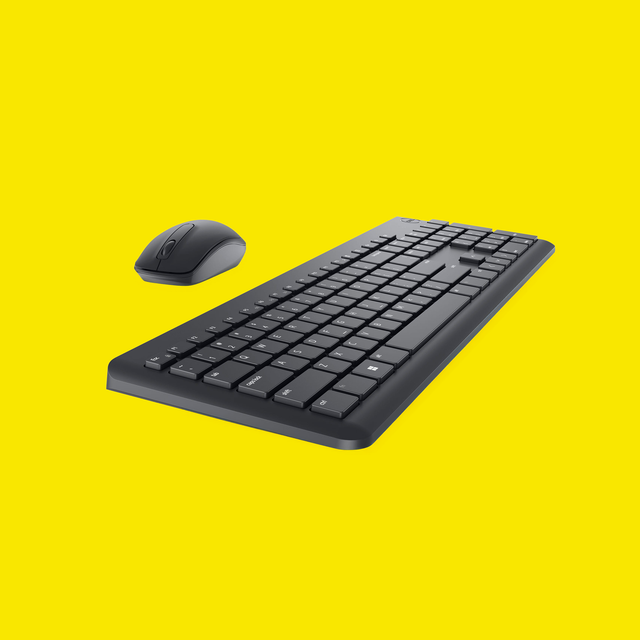 Dell Klávesnice a myš KM3322W / bezdrátový set / CZ / černá (upsell)